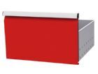 Bedrunka+Hirth Schublade 450 x 400 x 300 mm mit Schienen R 18-16 Blendenhöhe 350 mm RAL 5012