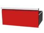 Bedrunka+Hirth Schublade 600 x 400 x 300 mm mit Schienen R 24-16 Blendenhöhe 300 mm RAL 5012