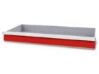 Bedrunka+Hirth Schublade 900 x 400 x 100 mm mit Schienen R 36-16 Blendenhöhe 100 mm RAL 5012