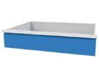Bedrunka+Hirth Schublade BxTxH 900 x 600 x 200 mm mit Schienen R 36-24 Blendenhöhe 200 mm