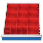 Bedrunka+Hirth Schubladeneinteilung R 18-24 Kleinteilekästen für Front 100 mm BxT 450 x 600 mm