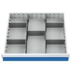 Bedrunka+Hirth Schubladeneinteilung R 24-24 mit Metalleinteilung für Front 150 mm