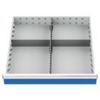 Bedrunka+Hirth Schubladeneinteilung R 24-24 mit Metalleinteilung für Front 200 mm