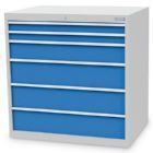 Bedrunka+Hirth Schubladenschrank mit Vollauszug 6 fach 1005 x 736 x 1019 mm