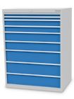 Bedrunka+Hirth Schubladenschrank 9 fach mit Raster 36-24 1005 x 736 x 1319 mm
