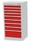 Bedrunka+Hirth Schubladenschrank 9 Schubladen inklusive Zentralverriegelung 530 x 500 x 1019 mm