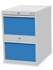 Bedrunka+Hirth Kleiner Schubladenschrank mit 2 Schubladen 555 x 736 x 819 mm