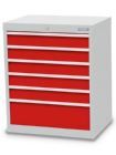 Bedrunka+Hirth Schubladenschrank bis 1200 kg mit Schubladen 680 x 500 x 819 mm