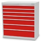 Bedrunka+Hirth Schubladenschrank 7 unterschiedliche Schubladen 980 x 500 x 1019 mm