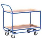 Bedrunka+Hirth Stahlrohrtischwagen 2 Ladeflächen 600 x 1161 x 1000 mm