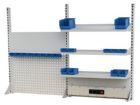 Bedrunka+Hirth Werkbankaufbau ohne Beleuchtung 3 Tragsäulen 2000 x 1250 mm