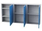 Bedrunka+Hirth Werkzeug Wandhängeschrank 3 Flügeltüren 1500 x 200 x 750 mm