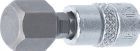 BGS Bit Einsatz Innensechskant 12 mm Antrieb Innenvierkant 6,3 mm 1/4 Zoll