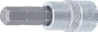 BGS Bit Einsatz Innensechskant 6 mm Antrieb Innenvierkant 6,3 mm 1/4 Zoll