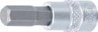 BGS Bit Einsatz Innensechskant 7 mm Antrieb Innenvierkant 6,3 mm 1/4 Zoll