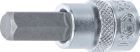 BGS Bit Einsatz Innensechskant 10 mm Antrieb Innenvierkant 10 mm 3/8 Zoll