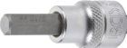 BGS Bit Einsatz Innensechskant 5/16 Zoll Antrieb Innenvierkant 10 mm 3/8 Zoll