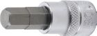 BGS Bit Einsatz Innensechskant 3/8 Zoll Antrieb Innenvierkant 10 mm 3/8 Zoll