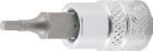 BGS Bit Einsatz Innensechskant 3/32 Zoll Antrieb Innenvierkant 6,3 mm 1/4 Zoll