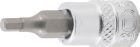 BGS Bit Einsatz Innensechskant 1/8 Zoll Antrieb Innenvierkant 6,3 mm 1/4 Zoll