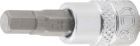 BGS Bit Einsatz Innensechskant 7/32 Zoll Antrieb Innenvierkant 6,3 mm 1/4 Zoll
