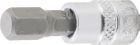 BGS Bit Einsatz Innensechskant 5/16 Zoll Antrieb Innenvierkant 6,3 mm 1/4 Zoll