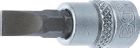 BGS Bit Einsatz Schlitz 6,5 mm Antrieb Innenvierkant 6,3 mm 1/4 Zoll