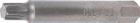 BGS Bit T50 Länge 75 mm Antrieb Außensechskant 12,5 mm 1/2 Zoll