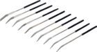 BGS Diamant Lochfeilen Satz gebogen 140 x 3 mm 10 teilig