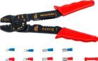 BGS Diy Crimpzange mit Kabelschuh Sortiment 200 mm 61 teilig