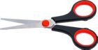 BGS Diy Edelstahl Schere 130 mm Rot/Schwarz