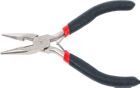 BGS Diy Elektronik Spitzzange gerade mit Feder 120 mm