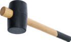 BGS Diy Gummihammer Kopf Durchmesser 65 mm 500 gramm