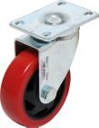 BGS Diy Lenkrolle rot/schwarz Durchmesser 100 mm