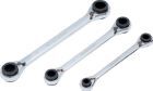 BGS Diy Ratschen Ringschlüssel Satz 4-in-1 8 x 9 - 18 x 19 mm