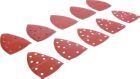 BGS Diy Schleifblatt Satz 145 x 100 mm K 40 - 400 25 teilig