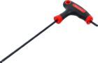 BGS Diy Schraubendreher Innensechskant mit Kugelkopf 4 mm mit T-Griff