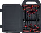 BGS Diy Schraubendreher Satz mit Bohrung T10 - T50 9 teilig mit T-Griff