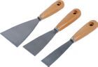 BGS Diy Spachtel Satz Holzgriff 30 / 50 / 80 mm 3 teilig