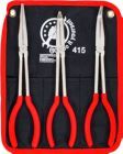 BGS Diy Telefonzangen Satz gerade gebogen 260 - 285 mm 3 teilig
