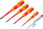 BGS Diy VDE Elektriker Schraubendreher Satz Schlitz/Kreuzschlitz 5 teilig