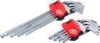 BGS Diy Winkelschlüssel Satz lang T10 - T50 Innensechskant 1,5-10 mm 18 teilig