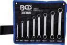 BGS Doppel Ringschlüssel Satz 6 - 22 mm 8 teilig extra flach