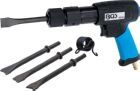 BGS Druckluft Meißelhammer Satz 10 mm mit Schnelllösefutter