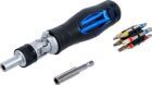 BGS Schraubendreher Bit-Satz mit Ratschen-Drehgriff umschaltbar 14 teilig