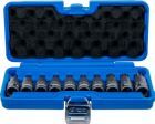 BGS Kraft Bit T20-T70 Einsatz Satz Antrieb Innenvierkant 12,5 mm 1/2 Zoll 10 teilig