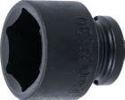 BGS Kraft Steckschlüssel 30 mm Einsatz Sechskant Antrieb Innenvierkant 12,5 mm