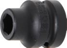 BGS Kraft Steckschlüssel 9 mm Einsatz Sechskant Antrieb Innenvierkant 12,5 1/2 Zoll