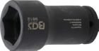 BGS Kraft Steckschlüssel Einsatz Sechskant Antrieb Innenvierkant 20 mm 3/4 Zoll 38mm