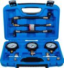 BGS Kraftstoff und Kompressionsdruckprüfgeräte Satz für Motorräder 11 teilig